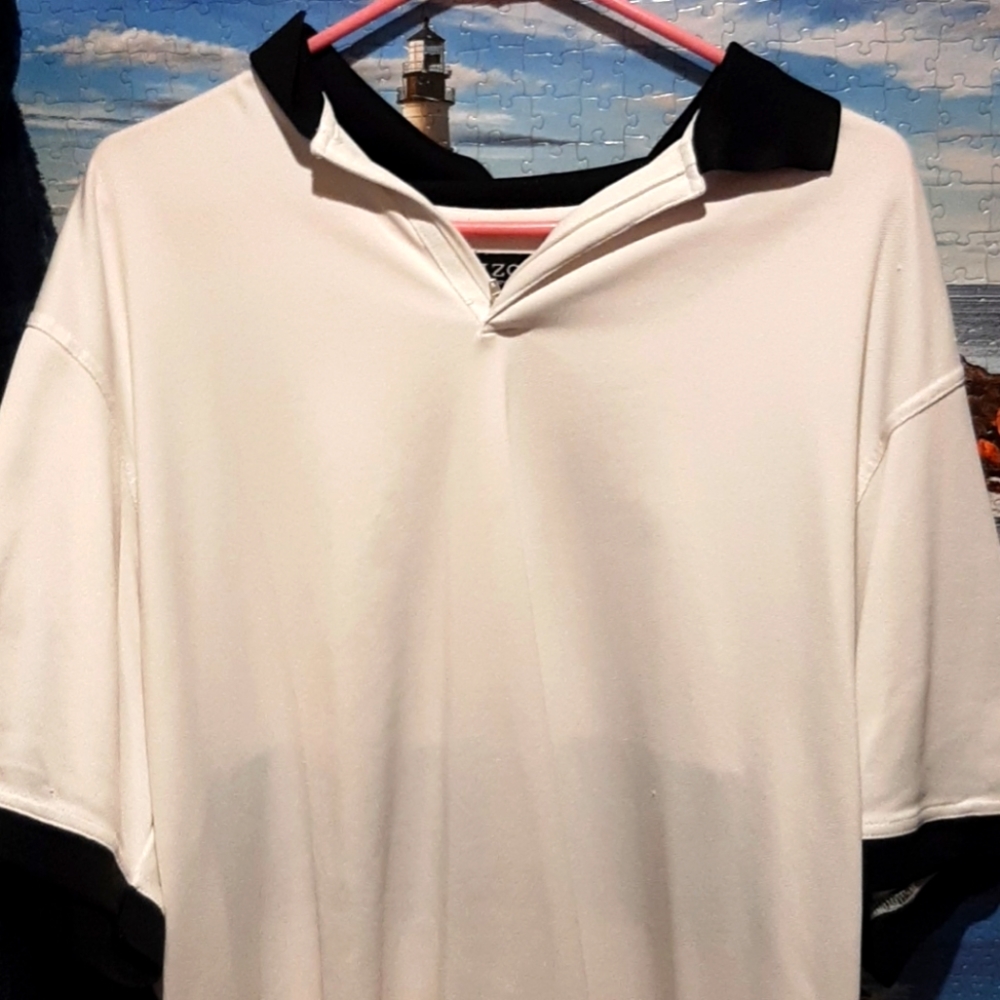 Izod Perform X Zip up Polo Shirt